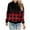 Red, variant on Amzcrzy Hoodies for Women Long Sleeve Shirts for Women Women's Winter Plaid Printed Casual Long Sleeved Hooded Sweater Pullover Hoodie Women's Sweatshirts and Hoodies Fleece Sweatshirt 2XL