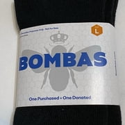 Bombas Honeycomb Unisex Crew Socks - Size: Men S - Black/gray