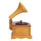 thumbnail image 1 of Caja de música de gramófono Ticfox de madera retro, 1 of 13