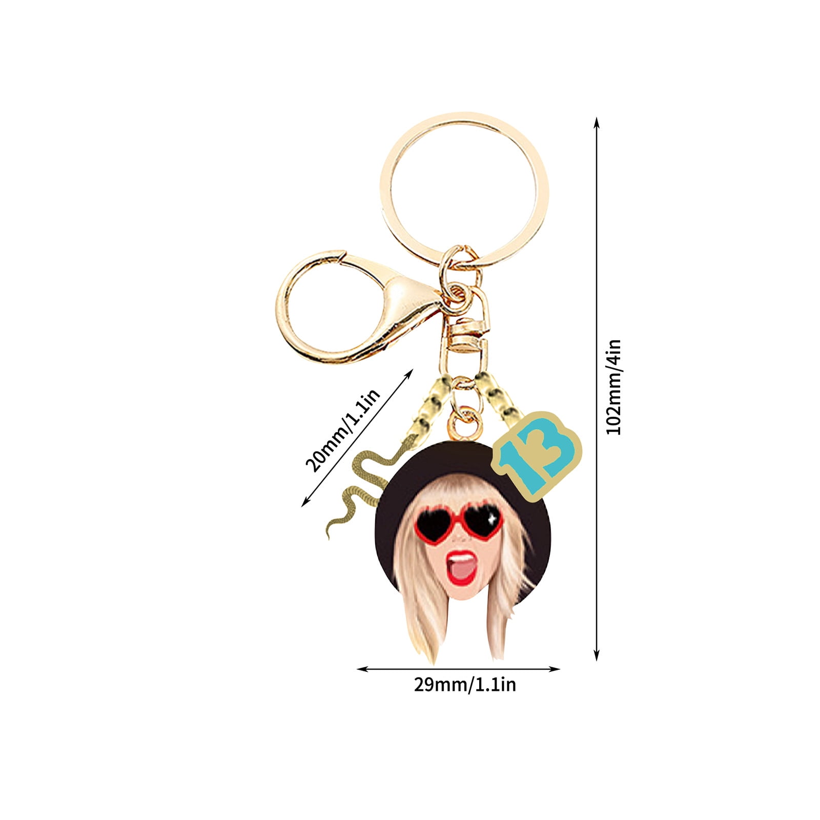 Taylor Swift Midnights Keychain Gifts for Swiftie Swiftie Fan Red Keychain  BFF Gift Swiftie Merch 