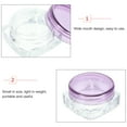 thumbnail image 3 of Wide Mouth Cream Container Cosmetic Bottle Jars Lotions Plastic Storage Containers Travel Purple 12 Pcs, 3 of 6