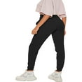 thumbnail image 2 of Joggers Légers en Molleton Français pour Femmes avec Poches, 2 of 5