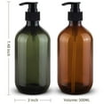 thumbnail image 3 of Pump Bottles, 17oz/500ml Liquid Soap Pump Bottles Dispenser Large Empty Plastic Refillable Containers, 3 of 9