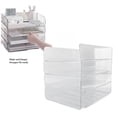 thumbnail image 3 of Letter Tray Desk Organizer, Transparent Desk Letter Tray Set  for Office, 3 of 7