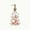 White(Snowman), variant on Glass Soap Dispenser, Christmas Tree Shape Hand Dish Soap Dispenser with Pump for Bathroom, Kitchen Sink, Holiday Home Decoration (Red)