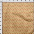 thumbnail image 4 of oneOone Polyester Spandex Dark Peach Fabric Asian Traditional Fabric For Sewing Printed Craft Fabric By The Yard 56 Inch Wide, 4 of 4