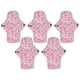 thumbnail image 2 of Almohadillas Sanitarias Lavables 5 Piezas Almohadillas Menstruales Reutilizables Tela Impresa Almohadillas Femeninas Panty Liners Almohadillas Menstruales de Algodón para Mujeres ANGGREK Otros, 2 of 8