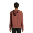 thumbnail image 3 of Athletic Works Women’s and Women's Plus ButterCore Lightweight Zip-Up Hoodie, Sizes XS-4X, 3 of 5