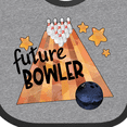 thumbnail image 4 of Inktastic Future Bowler Bowling Ball and Pins Boys or Girls Baby Bib, 4 of 4