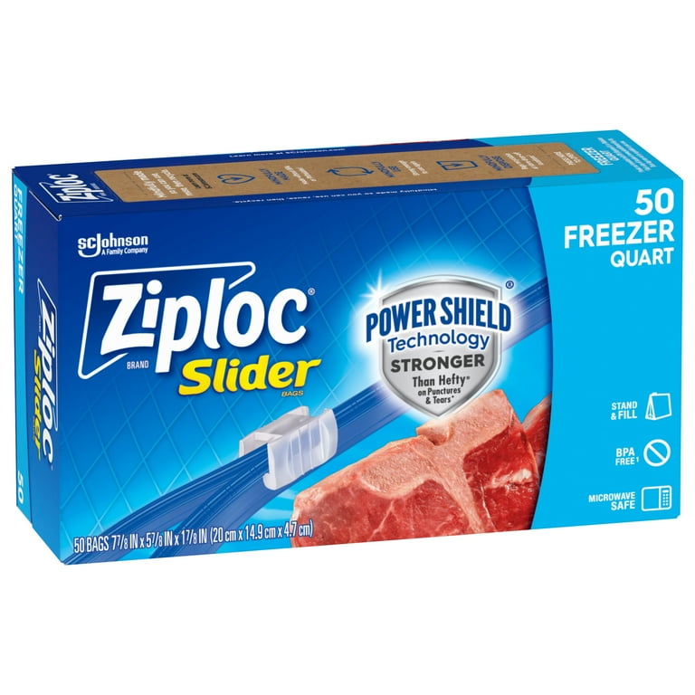 Ziploc Bolsas Herméticas para Congelar, 15 Bolsas