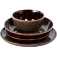 thumbnail image 5 of Gibson Elite Edwina Reactive Stoneware Dinner Bowls, Set of Four, Durable and Microwave Safe, 5 of 6