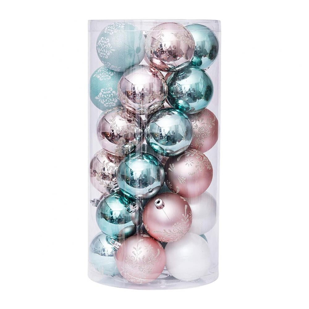 Choose Colour Box of 20 Luxury Multi Finish Christmas 60mm Baubles 