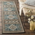 thumbnail image 3 of SAFAVIEH Classic Vintage Clarette Chevron Bordered Area Rug, Slate/Beige, 4' x 6', 3 of 9