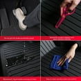 thumbnail image 4 of axGear Floor Mat Raised Edge All Weather For Tesla Model 3 Full Cover 3 Pieces Dirt Mud, 4 of 6