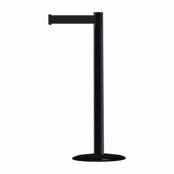 Barrier Post with Belt, 7 1/2 ft Length, 38 in Post Height, No Legend