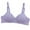 Purples, variant on LLYwey Lightweight Bras for Women Winter Women's Non Underwire Style Printed Push up Middle Button Breathable Underwear Daily Bra Juniors Size nylon Racerback Bra Style LW-145 Beige S