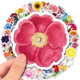 thumbnail image 4 of TIELUTT 100 Sheets Floral Stickers Laptop Phone Suitcase Floral Flowers Leaves Small Fresh Animal Sticker Book Puffy Sticker Photo Camera for Events Summer Stickers for Kids Developer Stickers for La, 4 of 8