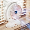 thumbnail image 4 of Running Horse Lamp Fan 3 Speed Wind Speed Sleep Natural Conditioner Small Fan Portable Office Cycling Fan Dormitory USB Cycling Fan Gift, 4 of 9