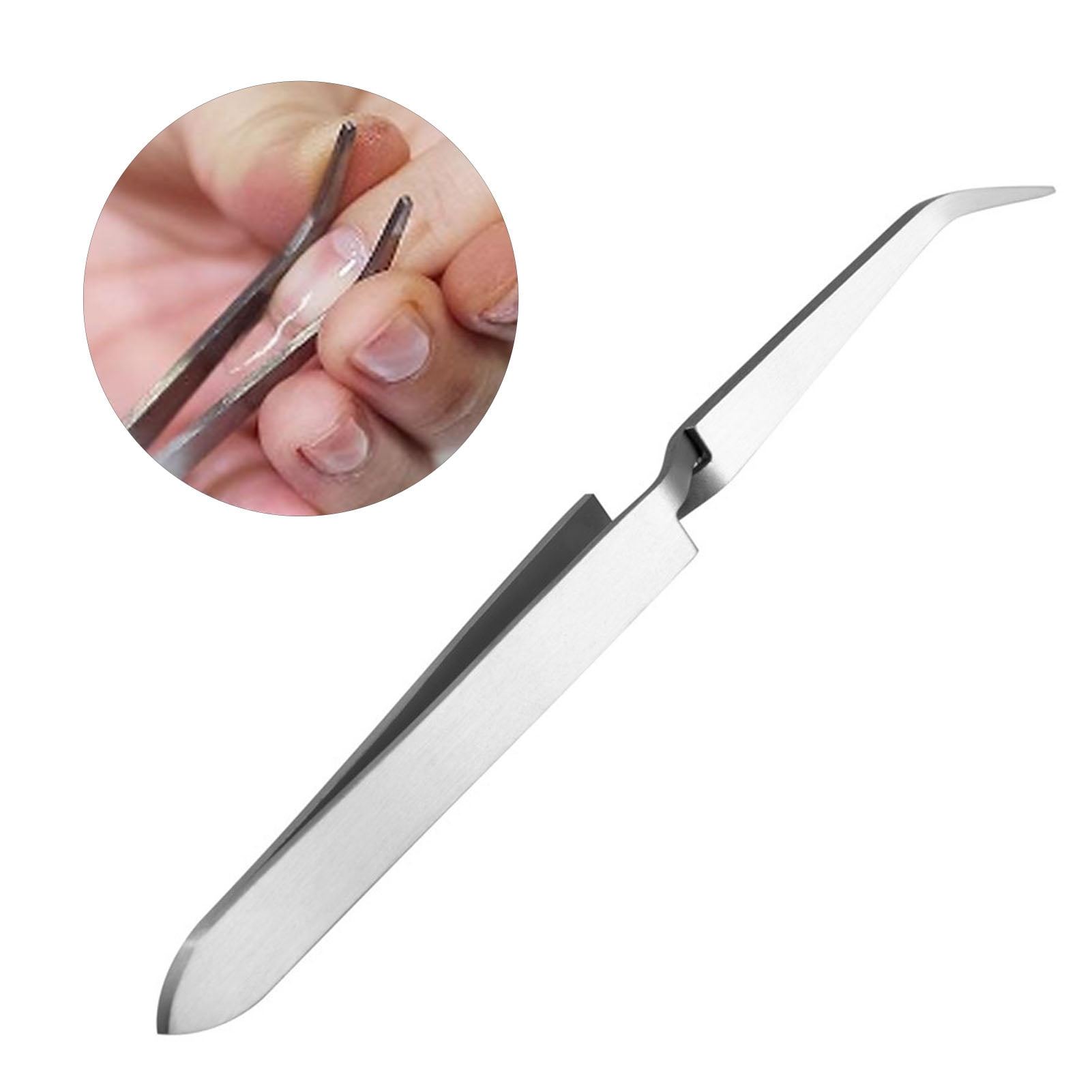 Jiaroswwei Nail Tweezers Shaping Styles Easy to Use Stainless Steel