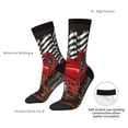 thumbnail image 4 of Cauagu tractor Print Crew Socks for Women and Men,Adult Athletic Running Socks 1-Pair Sports Socks Work Gear Socks with Moisture Wicking, 4 of 6