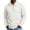 #0063-White, variant on Ceisia Men Cable Knit Quarter Zip Collar Pullover Sweater Slim Fit Long Sleeve Casual Daily Business Knitted Polo Top Dark Gray XXXL Gift