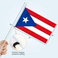 thumbnail image 4 of Anley Drapeau Miniature Puerto Rico 12 Pack - Drapeaux Miniatures Puerto Rico à Main sur Bâton - 5x8 Pouces avec Mât Solide et Pointe de Lance, 4 of 6