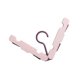 thumbnail image 2 of Clothes Hanger Rack Anti Slip Multifunctional Foldable Travel Hanger with Clips for Home Dorm Pink, 2 of 5