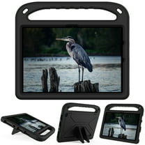 Dteck Case for Amazon Fire HD 10 2021/HD10 Plus 2021 10.1-inch Kids Tablet Case 11th Generation,Kids Friendly EVA Foam Shockproof Handle Kickstand Case Lightweight Protective Cover,Black