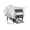 thumbnail image 2 of VEVOR Commercial Conveyor Toaster, Stainless Steel, 450pcs per Hour, 2600W, 110V, 2 of 9