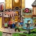 thumbnail image 5 of Arkitec 158-Piece Town Square Miniscape 3D Build Wooden Puzzle, 5 of 8
