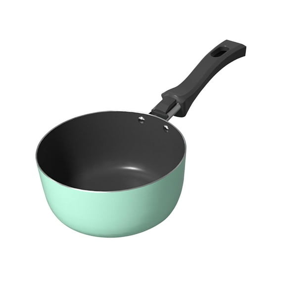 Tnarru Stainless Steel Small Milk Pan Small Cookware Melting Boiling Pot Baby Breakfast Pot Soup Pot Small Saucepan for Home Camping