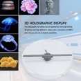 thumbnail image 3 of 3D Holographic Fan Display, Portable Versatile 256 LED Quiet  Hologram Advertising Fan, Wall Mountable for Home Office Store,MP4 AVI JPG MPEG Compatible, for  IOS, 3 of 7