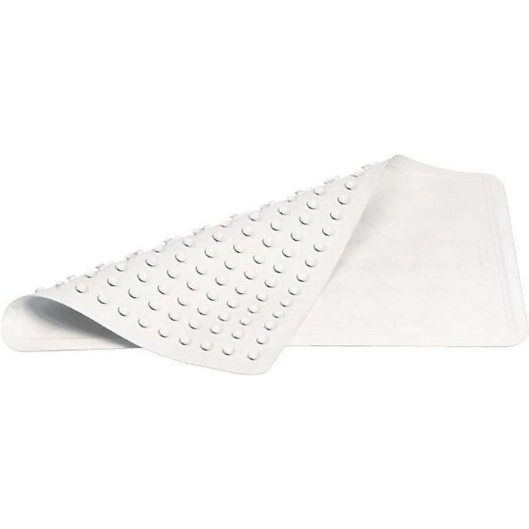 Rubbermaid Commercial Products 8.5-in x 16.5-in White Rubber Shower Stall  Mat in the Bathroom Rugs & Mats department at