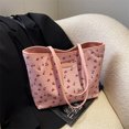 thumbnail image 4 of Bolso Hombro Elegante Moderno Mano Mujeres Pu Puar Gran Capacidad Arco/cereza Suave Desplazamiento, 4 of 9