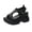 Black, variant on Platform Water Sandals for Women Chunky Wedge Lug Sole Comfortable Waterproof Summer Walking Beach Shoes Black 36