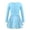 Sky Blue, variant on iEFiEL Girls Long Sleeves Ballet Dance Gymnastics Leotard with Chiffon Tied Skirt Outfit Set
