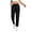 Black #1, variant on WULMLEO Stretch Active Pants for Women Over 50 Comfy Fit Quick Dry Athletic Pants Running Hiking Joggers with Zipper Pockets Gray L