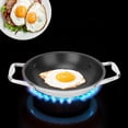 thumbnail image 2 of Double Handle Non-Stick Frying Pan Stainless Steel Pot Cooking Cookware for Home Restaurant, 2 of 8