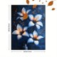 thumbnail image 3 of Qisvanset Framed Canvas Wall Art 12x16 Inch Lily Flower Market Blue Bible Verse Wall Art, 3 of 5