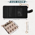 Cartoon Dachshund Small Wallet for Women RFID Blocking Bifold PU ...