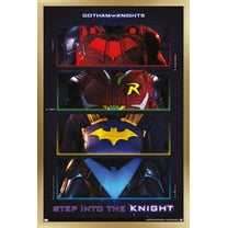 DC Comics Gotham Knights - Chest Emblems Wall Poster, 14.725" x 22.375" Framed