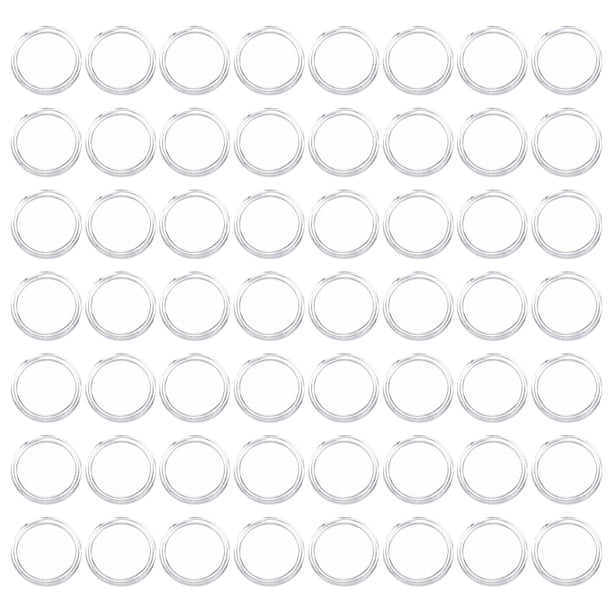 200 cápsulas transparentes para monedas, contenedores, cajas, soportes, estuche protector para monedas de 21 mm