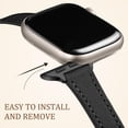 thumbnail image 4 of Correa de reloj Charlam Slim Leather 40 mm 38 mm 41 mm 42 mm 44 mm 45 mm, 4 of 7