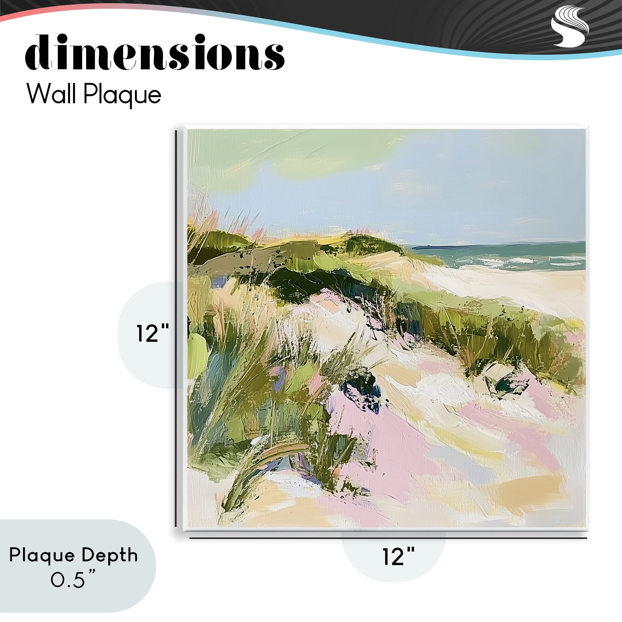 Stupell Industries Pastel Coastal Dunes at Sunrise Wall Plaque Art, design by Heidi Kuntz