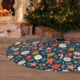 thumbnail image 6 of Yiaed Holiday Christmas Cookies Print Christmas Tree Skirt , Tree SkirtsTree Mat for Christmas Winter Holiday Indoor Decorations-36", 6 of 7
