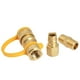 thumbnail image 1 of Conector rápido de propano, adaptador regulador de tanque de eliminación de 1lb, adaptador de desconexión de conexión rápida de 1/4 "para calentadores mayimx Accesorios de conexión rápida, 1 of 9