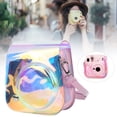 thumbnail image 1 of Bolsa de Cámara, Bolso de Almacenamiento de Cámara Transparente de la Lente extraíbles, Hebilla Ajustable Para Mini 11/9/8 Cáras Femenino, 1 of 7
