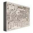 thumbnail image 2 of Trademark Art 'Map of Naples, 1600' Canvas Art, 2 of 3