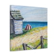 thumbnail image 2 of Beach Hut Impressionism - Canvas, 2 of 10