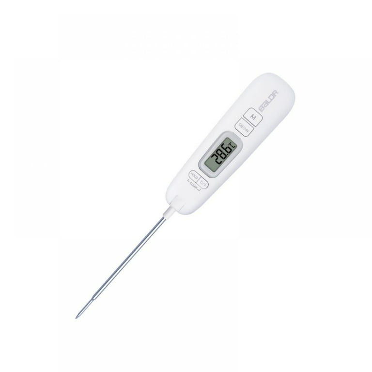 SDJMa Meat Thermometer Digital for Cooking and Grilling, Collapsible Probe,  Magnetic Back, with Extended Probe, Waterproof Instant Read Food Thermometer  for Kitchen, Meat, Steak, Turkey 